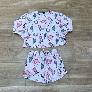 Cowgirl Pixie Lane Girls Size 5 Pajama Set